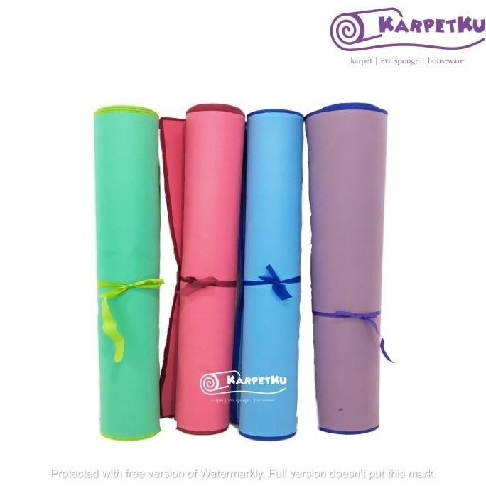[GARFIELD MAT] Karpet / Tikar Lantai Plastik Spon Eva - WARNA POLOS murah