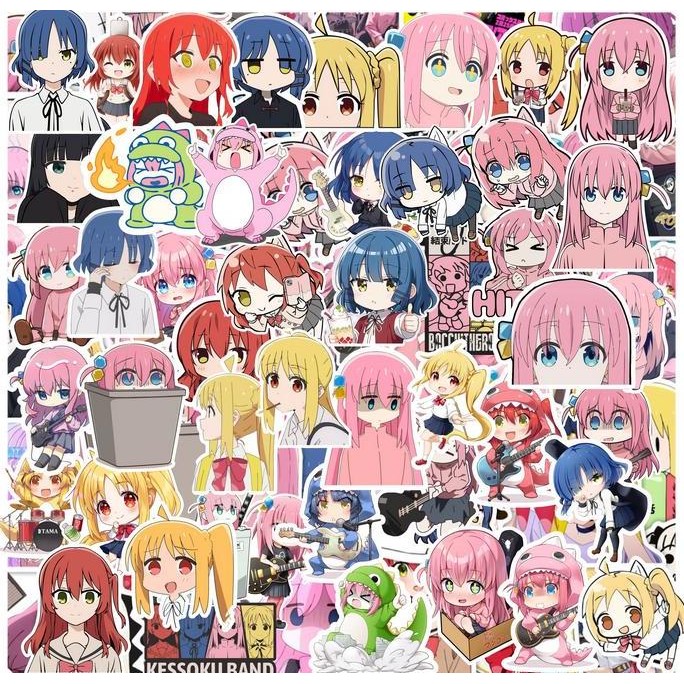 

ready Stiker Sticker Pack Anime Bocchi The Rock Paketan