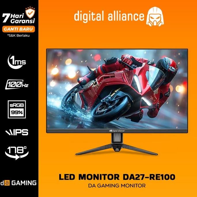 Monitor LED Digital Alliance 27" 100Hz IPS 1ms 99% SRGB