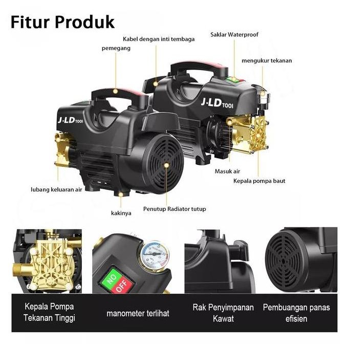 ready  JLD Mesin Steam Cuci Mobil Jet Cleaner Lakoni Laguna