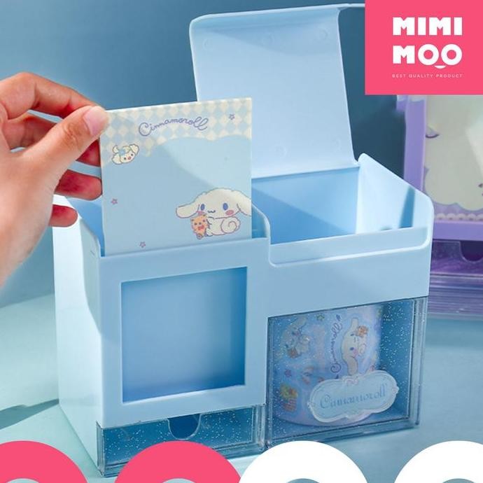 

Mimimoo Kotak Penyimpanan Alat Tulis Sticker Sanrio Cinnamoroll Kuromi
