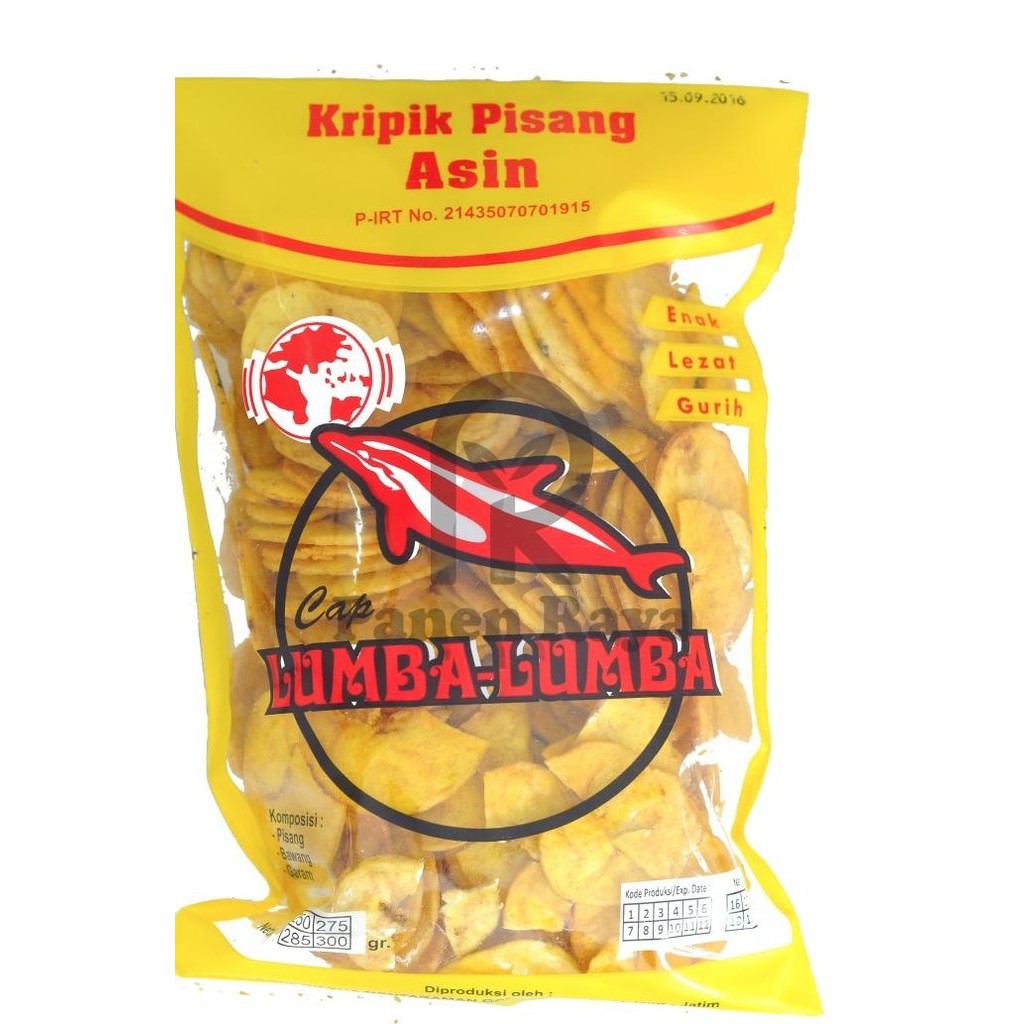

(Expert) Keripik Pisang Agung Malang Cap Lumba Lumba Kripik Manis / Asin