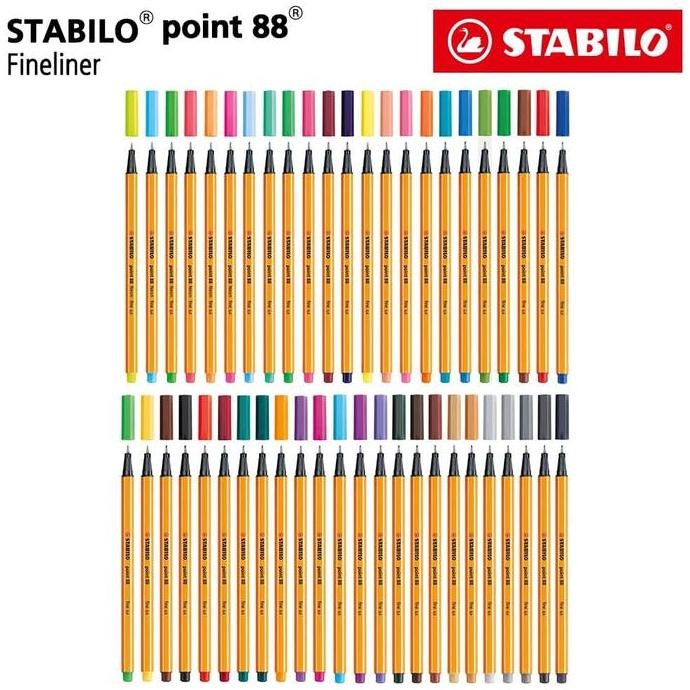 

Stabilo Set 47Pcs - Point 88 All Color