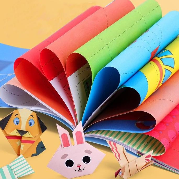 

baru 3d Origami Untuk Anak/Buku Origami/Origami Kartun Animal/Mainan Pendidikan
