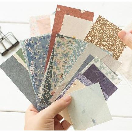 

baru Scrapbook Paper Pack 3 Size - Village Garden Series (60pcs)