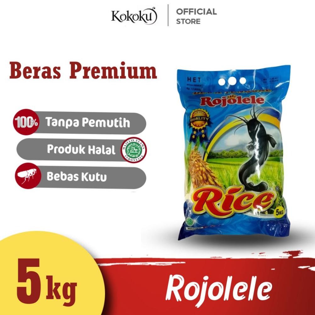 

ready KOKOKU - Beras Putih Premium Rojolele DTA 5kg murah