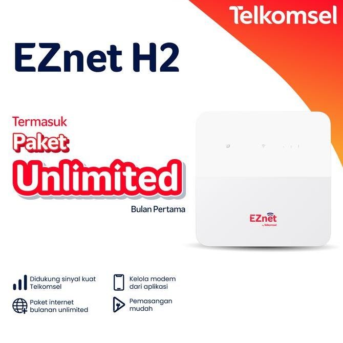 Telkomsel EZnet H2 Internet Modem Wifi Unlimited