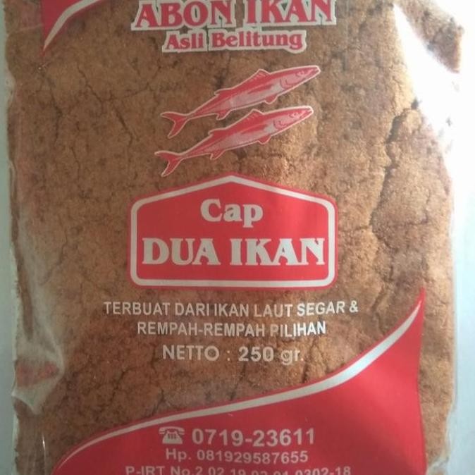

Sale Abon Ikan Khas Belitung Cap 2 Ikan 250Gr