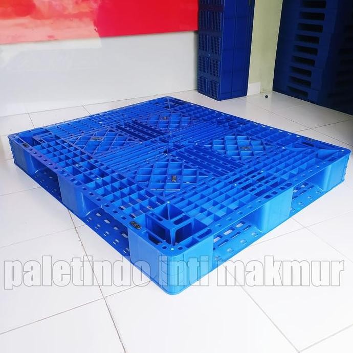 

ready Palet Plastik New Model 130 x 110 x 15 Cm Standar HACCP & ISO 2200