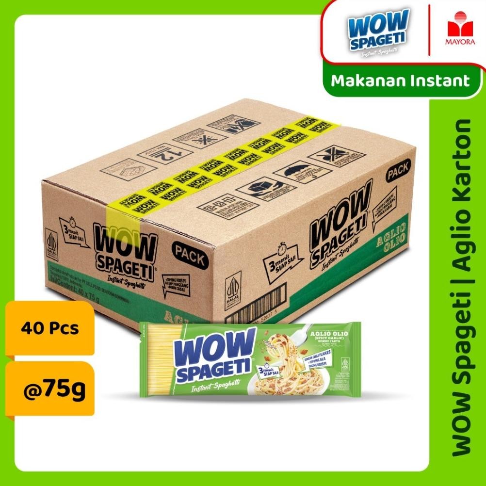 

ready (1 KARTON) WOW SPAGETI CARBONARA Pasta isi 40 pcs murah