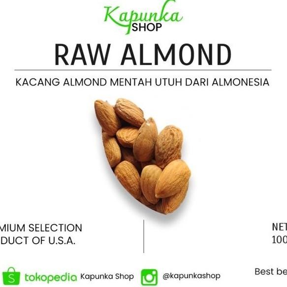 

Sale Kacang Almond Mentah 1Kg/California Almond Usa/Almonesia