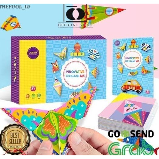 

baru folding character m7 origami paper edukasi kreatifitas anak