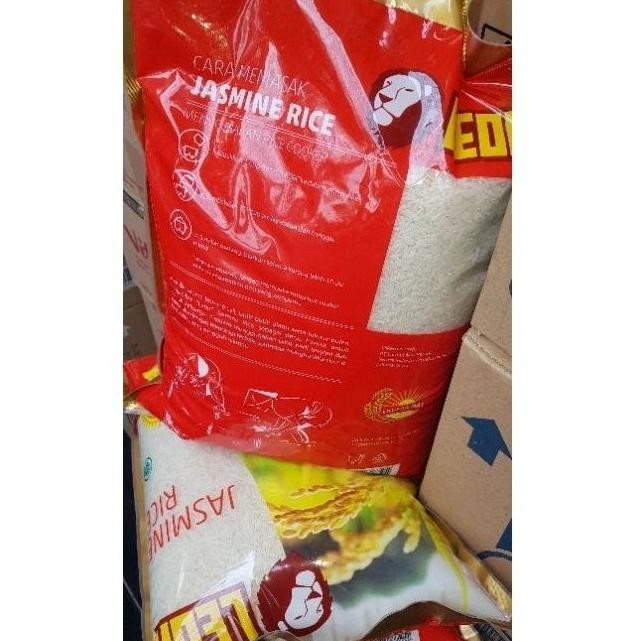 

ready Beras Jasmine Leon Thai Merah 5 kg murah