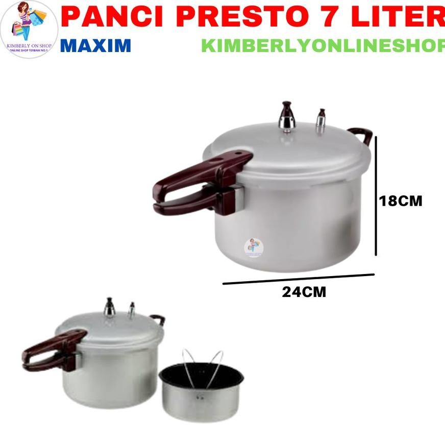 Panci Presto 7 Liter 24 Cm Maspion Stock
