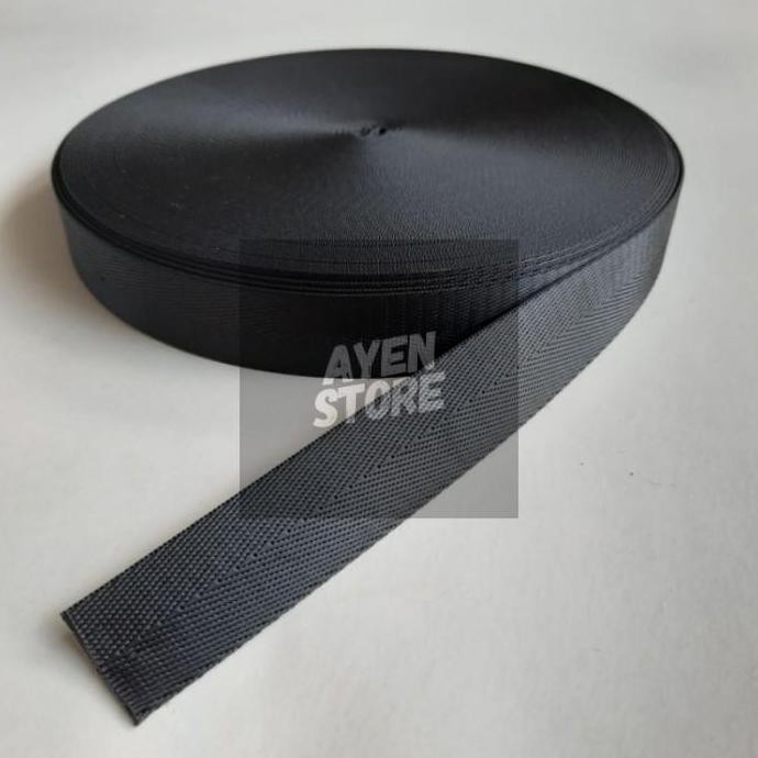 Sale Webbing Nylon 2.5 Cm Motif Herringbone (Per Roll / 45M). Webbing Panah