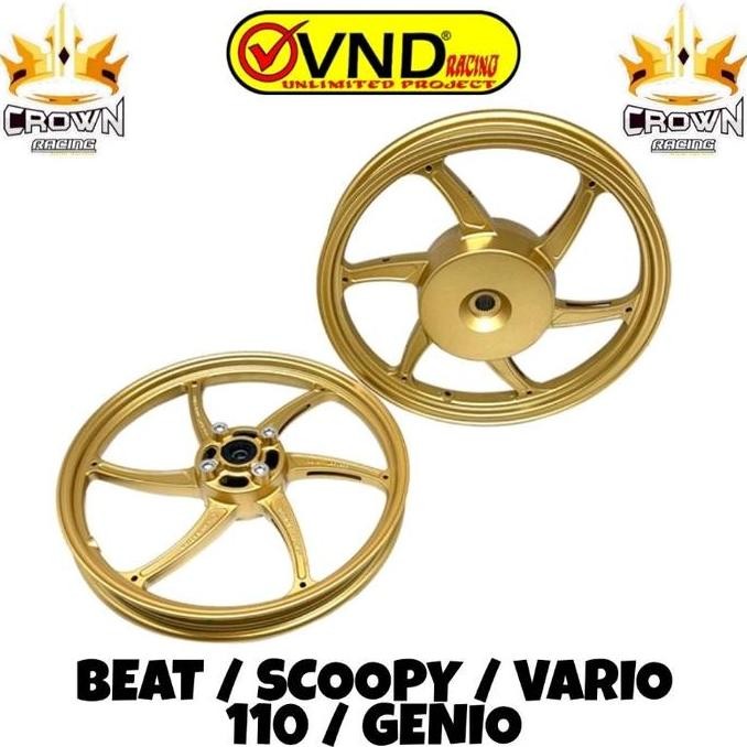 Velg VND Six Star Ring 14 Beat / Scoopy / Vario 110 / Genio / Spacy Motorcycle Motor