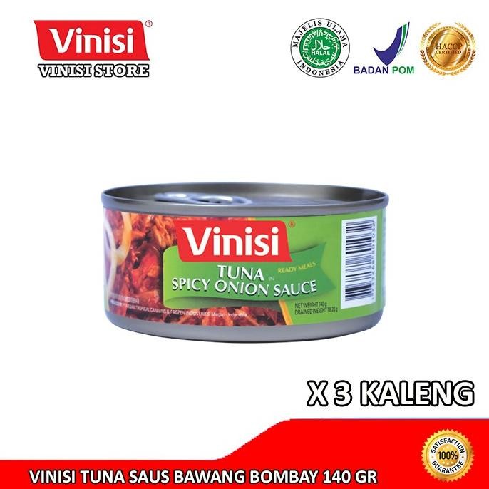

ready Paket 3 Kaleng Vinisi Tuna Saus Bawang Bombay 140 Gr murah