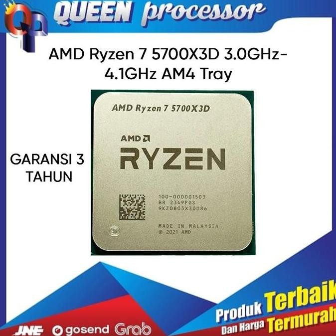Processor AMD Ryzen 7 5700X3D 3.0Ghz Tray Garansi 3 Tahun