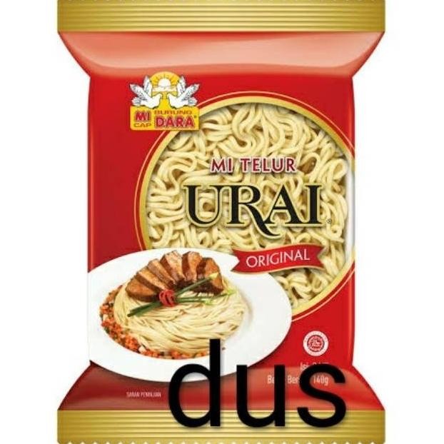 

ready Mie urai (dus)burung dara ori140g x 24pcs murah