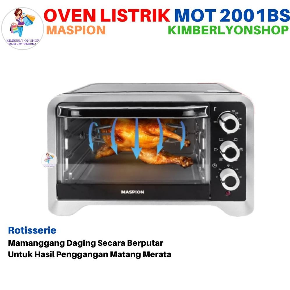 Oven Listrik Toaster 20 Liter Mot 2001Bs Maspion Terlaris