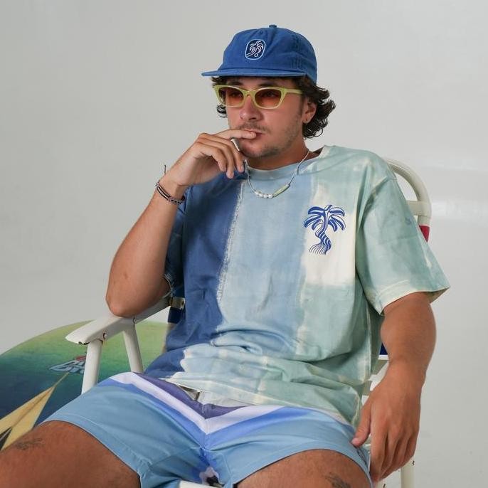 baru Hoi Polloy - T-Shirt Kaos Palm Slay Tie Dye (Multicolor) murah