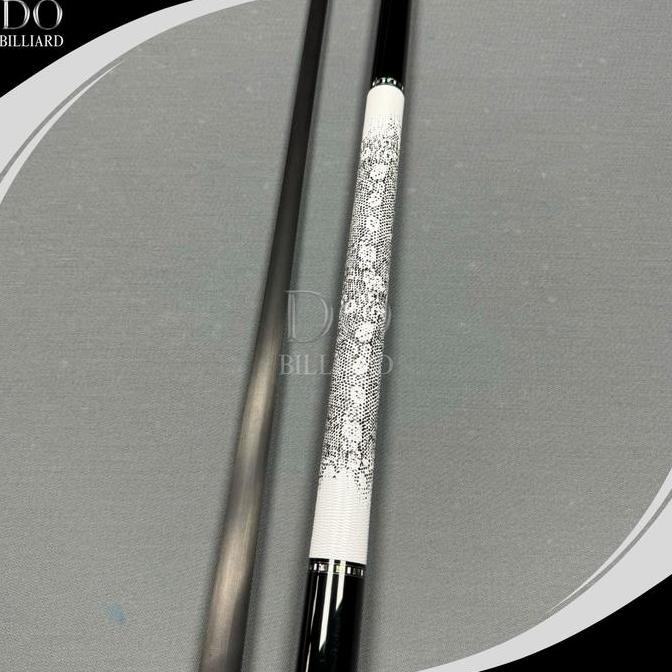 Sale Stick Billiard Konllen Kl-12F Carbon Cue Leather Grip Low Deflection / Stick Konllen Kl-12F