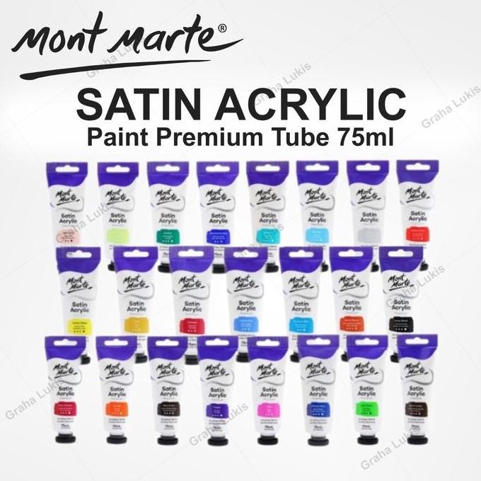 

ready Cat Acrylic Mont Marte - Satin Acrylic Paint varian 1