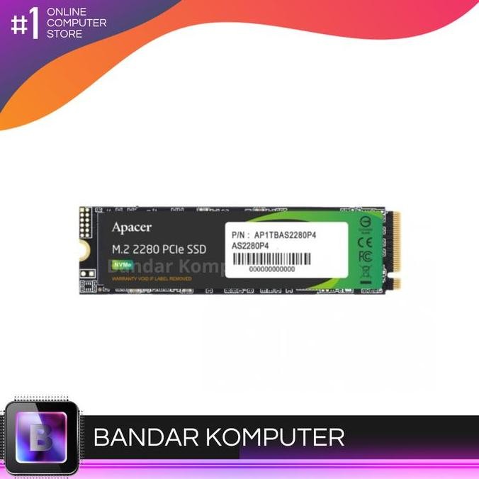 SSD Apacer AS2280P4 M.2 2280 Pcie Gen3 Nvme 512GB