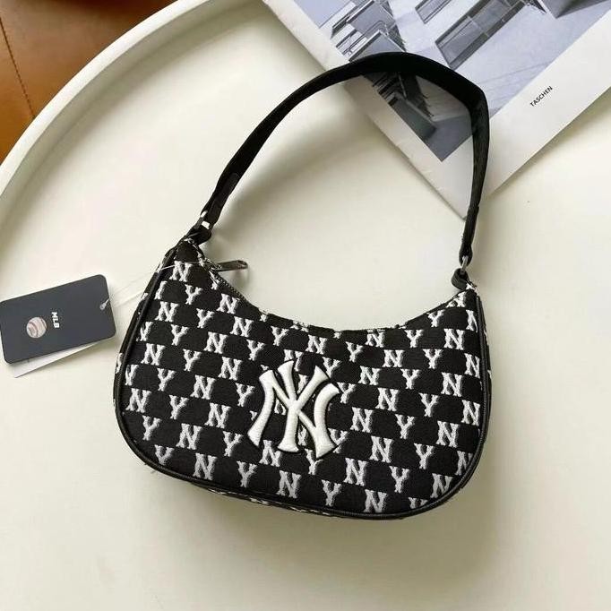 Grosir Tas Ny Yankees Mlb Bag Monogram Jacquard Hobo