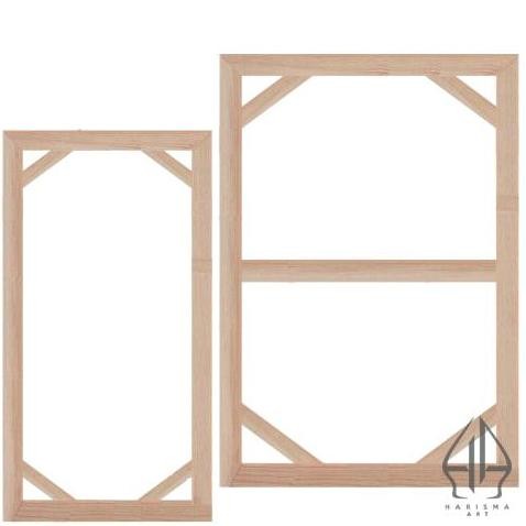 

ready Spanram 50x70 cm/Frame Kayu untuk Kanvas-Lukisan-Foto-Board dll