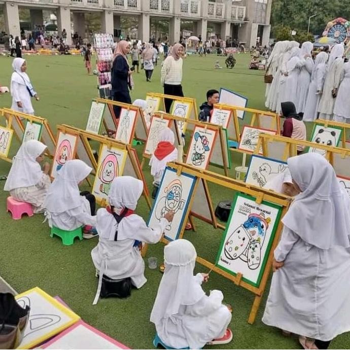 

ready STEROFOAM LUKIS TERMURAH ISI 35PCS UKURAN 33*50