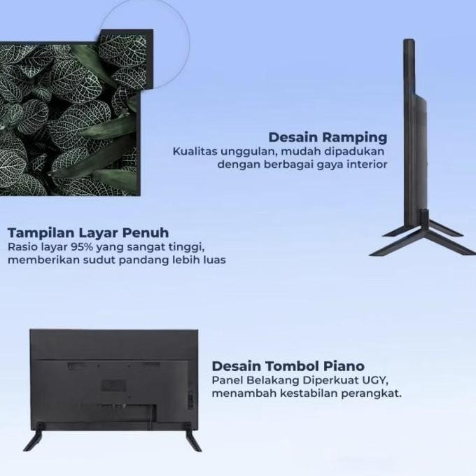 new  MEGA PROMO - TV SMART 32 INCH ANDROID TV DIGITAL LED MONITOR