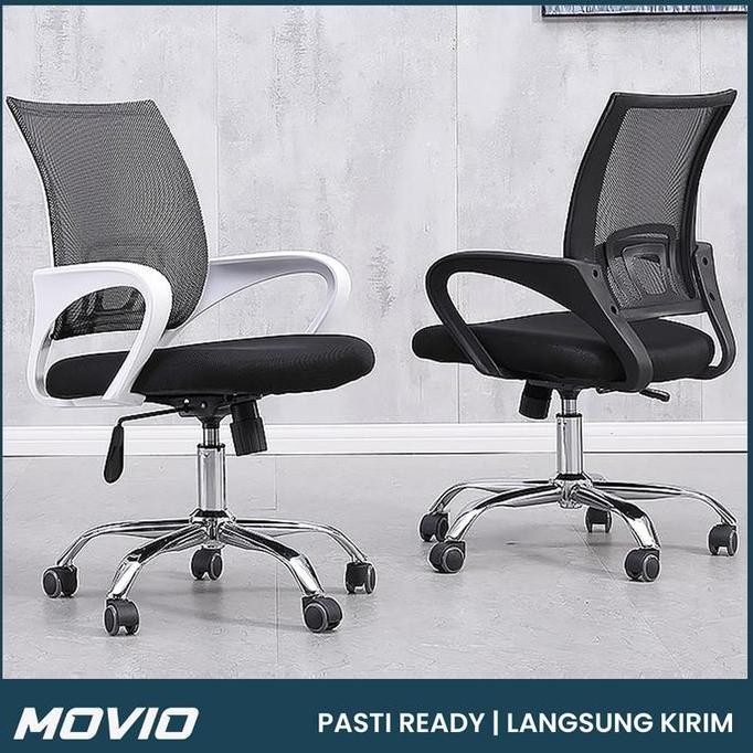 MOVIO Office Chair - Kursi Kantor Ergonomis / Kursi Kerja / Kursi Mesh
