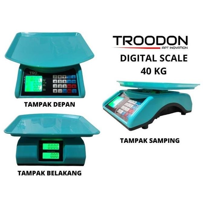 TERLARIS  Timbangan Duduk Digital Troodon 40Kg Timbangan ACS Trodon 40 Kg