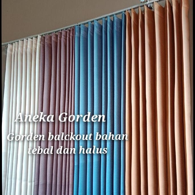 Gorden blackout model flisket, Gorden blackout model cantolan kawat s murah
