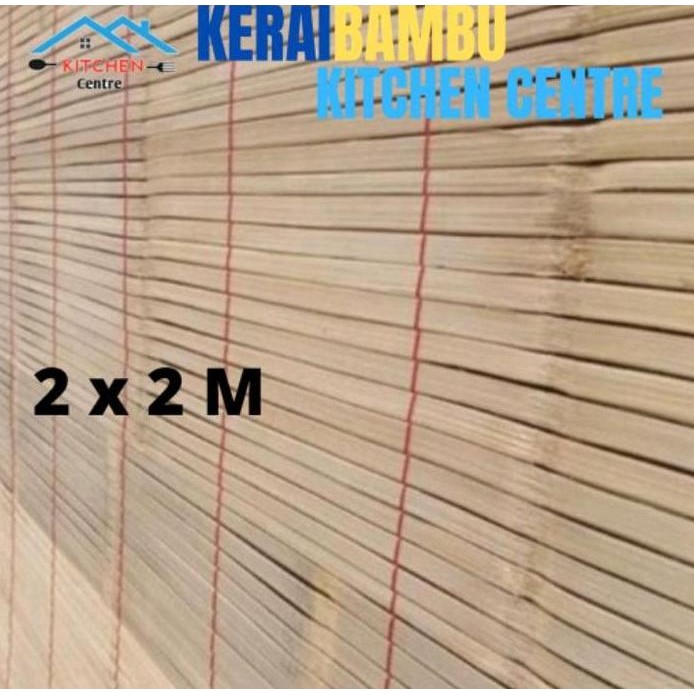 ready Kerai Bambu Wide Bambu Kerai Outdor Kerai 2x 2 Kerai Gulung Coklat