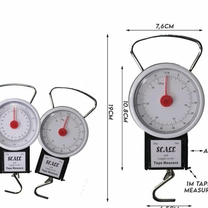 Timbangan Gantung Manual Mini 32 Kg / Timbangan Koper dan lain lain