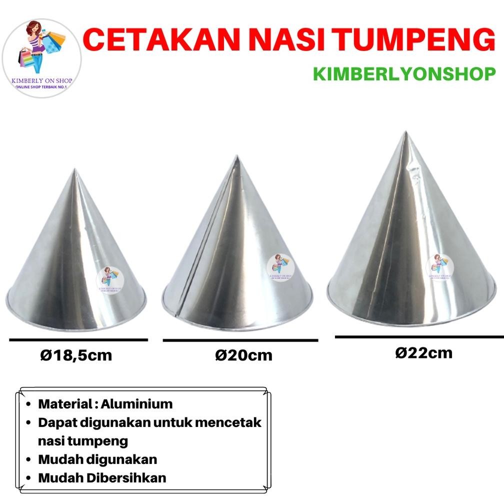 Cetakan Loyang Tumpeng Nasi Kuning Besar Polos Alumunium Trend
