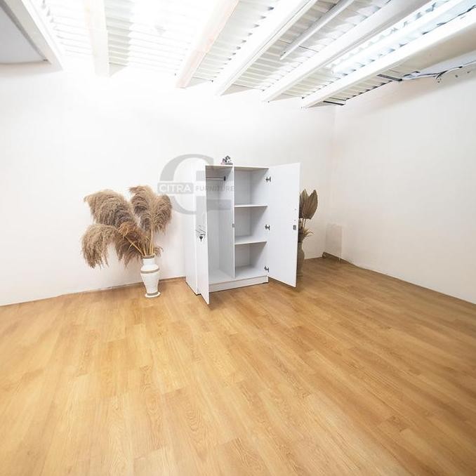 Lemari Pakaian Anak 2 Pintu Minimalis |Kecil Pendek|Graver La 055