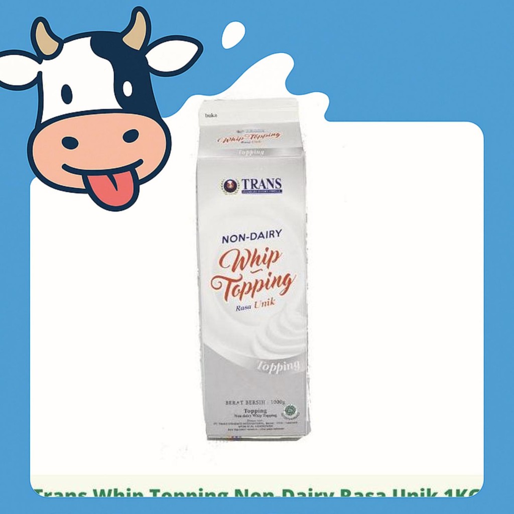 

Terbaru Trans Whip Topping Silver Nabati Non-Dairy 1Kg