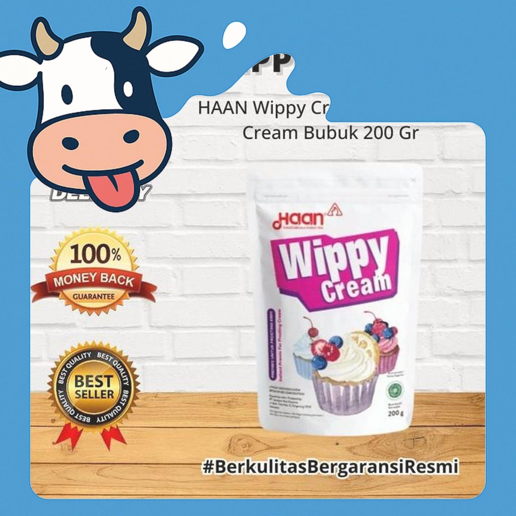 

Terbaru Haan Wippy Cream/ Whipping Cream Bubuk 200Gr