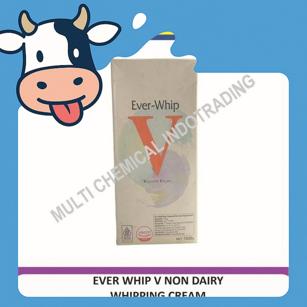 

Free Ongkir Ever Whip V Non Dairy Whipping Cream Vegetable Krim Nabati Manis 1030G