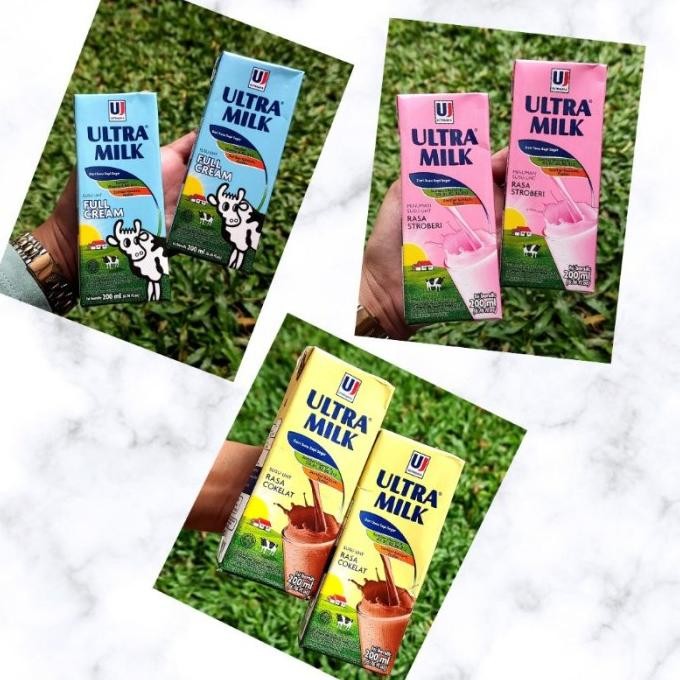 

(Expert) Susu UHT Ultra milk 200ml x 24 | Susu Ultra 200ml isi 24