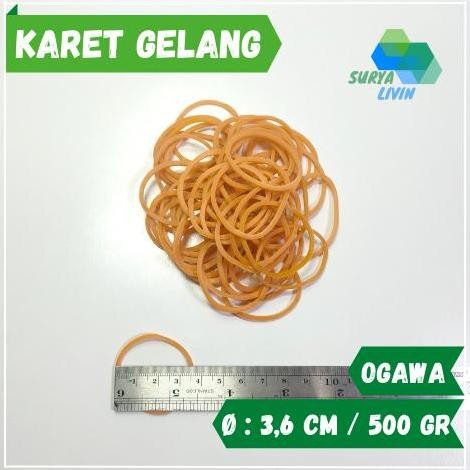 

baru !!! Karet Gelang Ogawa kuning 16mm *500gr
