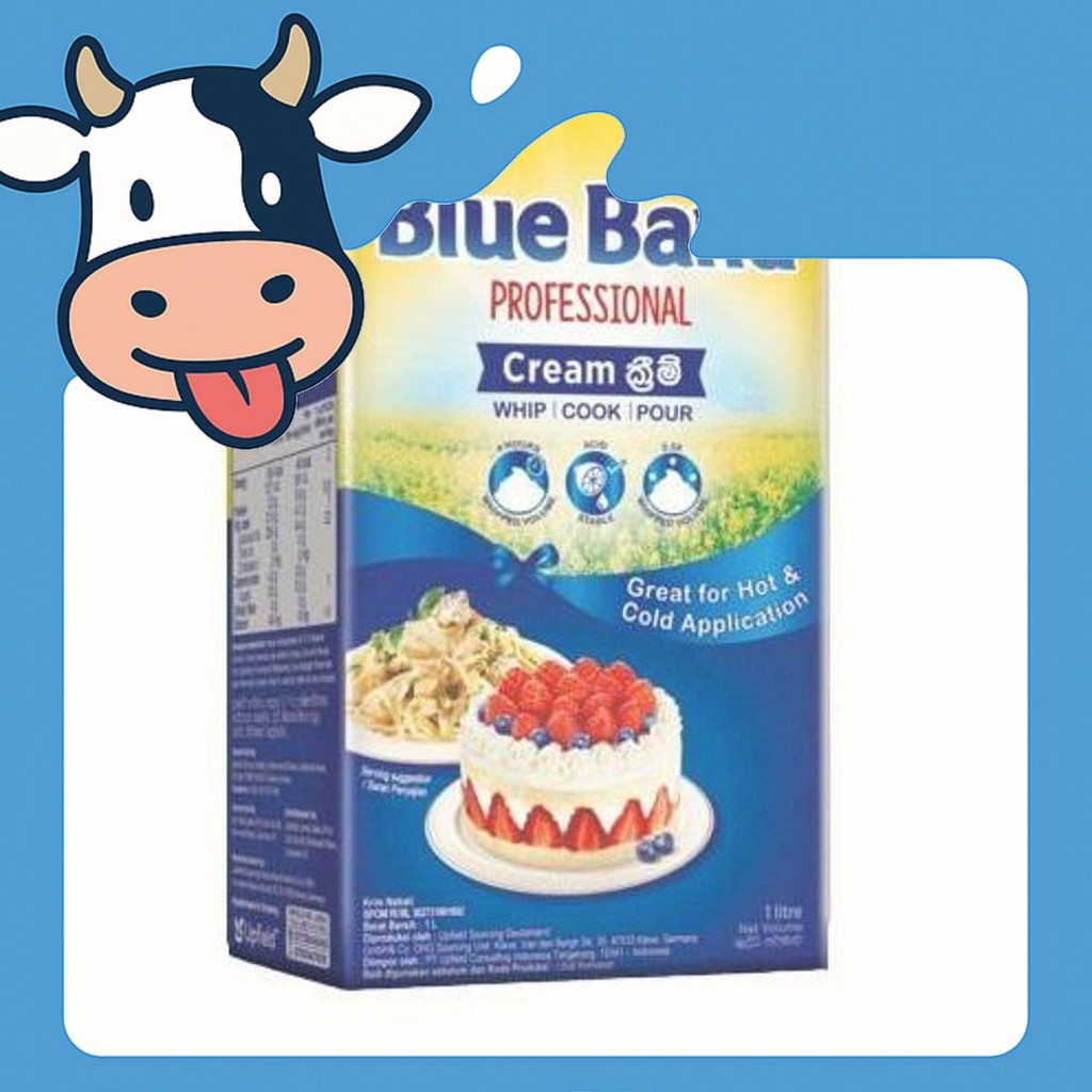 

Free Ongkir Blue Band Professional Multipurpose Whip Cream 1 Liter