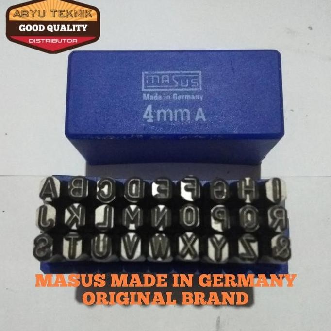 

baru HURUF KETOK 4MM/LETTER STAMP 4MM MEREK MASUS ORIGINAL MADE IN GERMANY murah