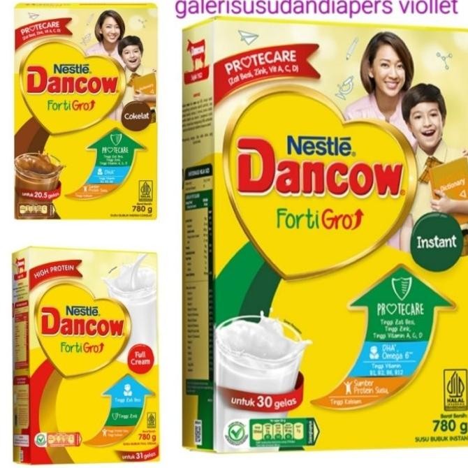

(Expert) Dancow fortigro coklat//fullcream 780gr