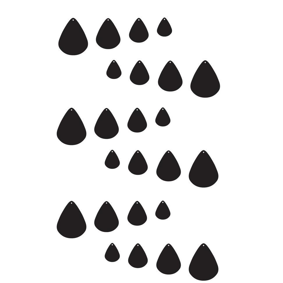 

baru !!! Plong Teardrop Tetes Hujan 6mm - Teardrop Shape Punch Leather