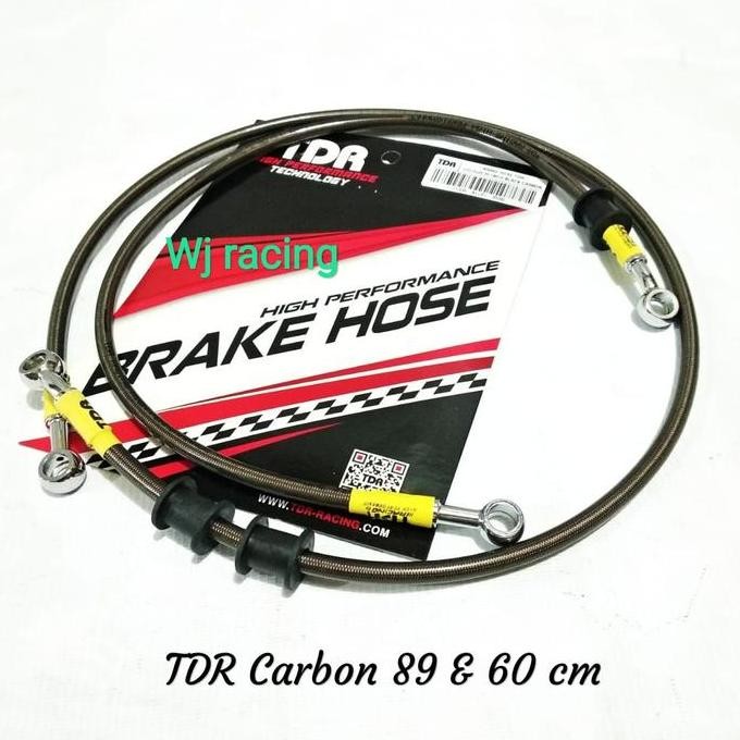 Selang Rem Carbon TDR CB150R Set Depan Belakang