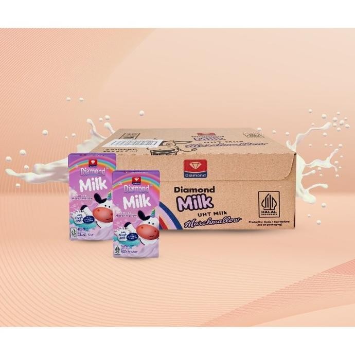 

(Expert) SUSU UHT DIAMOND RASA MARSHMALLOW 125 ML 1 DUS ISI 40 PCS